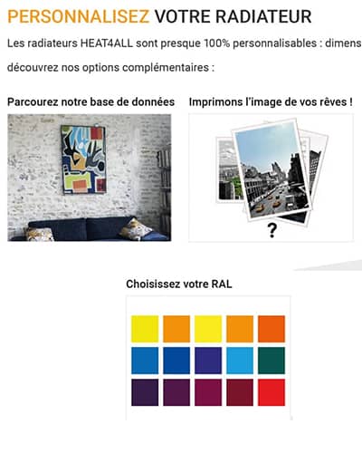 Print the colour or image of your choice on Degxel heater